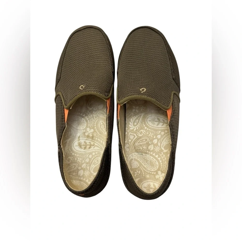 Olukai Waialua Mesh Brown Slip On Women's Size 7.5